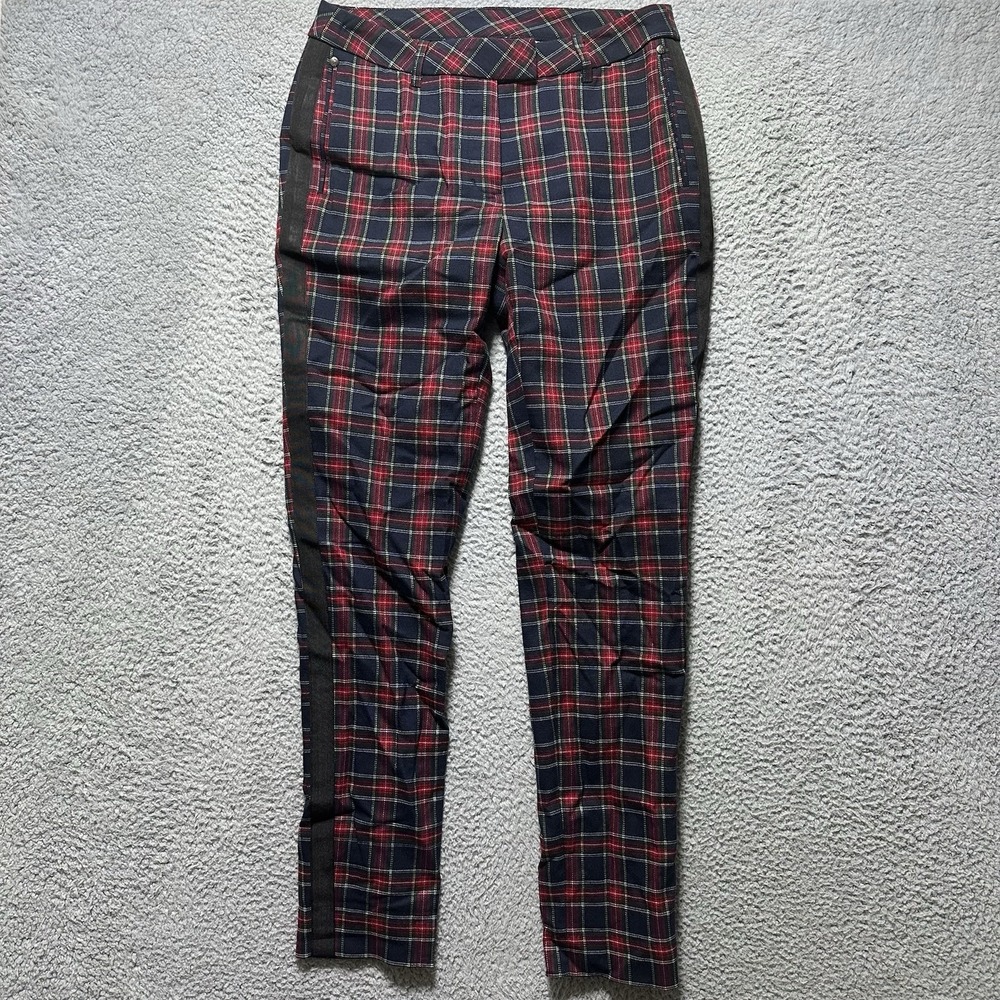 NWT Women's Lyric Culture Plaid Trouser Pant Size 4 Goth Skater‎ 90's Grunge